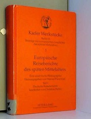 Europäische Reiseberichte des späten Mittelalters : eine analytische Bibliographie /