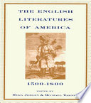 The English literatures of America, 1500-1800 /