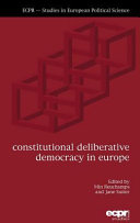 Constitutional deliberative democracy in Europe /