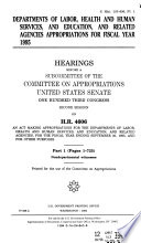 Departments of Labor, Health and Human Services, and Education, and related agencies appropriations for fiscal year 1995 : hearings before a subcommittee of the Committee on Appropriations, United States Senate, One Hundred Third Congress, second session, on H.R. 4606 ...
