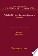 Article 234 and competition law : an analysis /