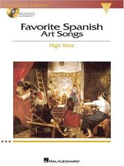 Favorite Spanish art songs /
