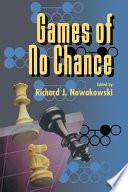 Games of no chance : combinatorial games at MSRI, 1994 /