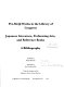 Unveiling Indonesia : Indonesian holdings in the Library of Congress : a bibliography /