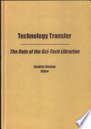 Technology transfer : the role of the sci-tech librarian /
