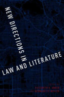 New directions in law and literature /