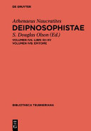 Athenaeus Naucratites : Deipnosophistae,