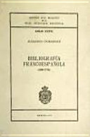 Bibliograf�ia francoespa�nola (1600-1715) /