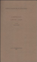 Carteggio Croce-Cian /