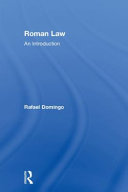 Roman law : an introduction /