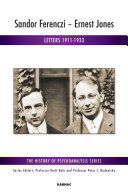 Sándor Ferenczi - Ernest Jones : letters 1911-1933 /
