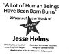 "A lot of human beings have been born bums" : 20 years of the words of Senator No /