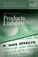 Principles of products liability /