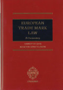 European trade mark law : a commentary /