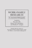 Work-family research : an annotated bibliography /