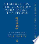 Strengthen the country and enrich the people : the reform writings of Ma Jianzhong /