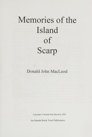 Memories of the island of Scarp /