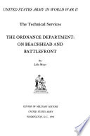 The Ordnance Department : on beachhead and battlefront /