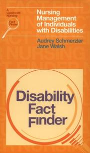 Disability fact finder : nursing management of individuals with disabilities /