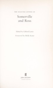 The selected letters of Somerville and Ross /