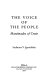 The voice of the people : mantinades of Crete /