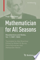 Mathematician for all seasons : recollections and notes