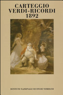 Carteggio Verdi-Ricordi, 1892 /
